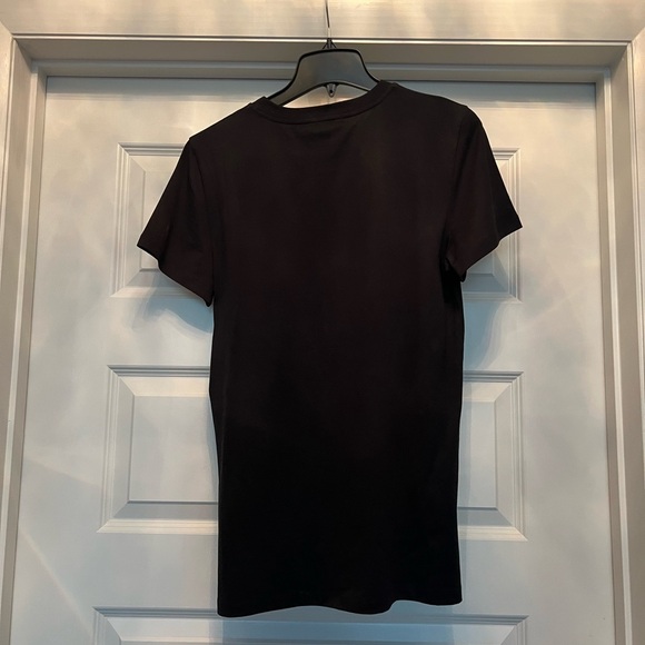 MAX MARA, Black SS T-shirt, Brown background & white outlining, size L.😍 - Picture 4 of 8